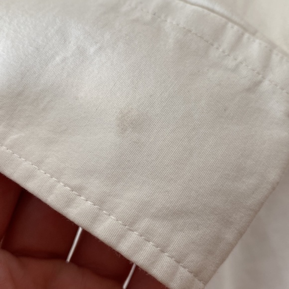 Ralph Lauren White Cotton Button Up - Picture 8 of 9